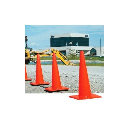 Lakeside Plastics 12" Traffic Cone, Orange, 1-1/2 lb 1250-00
